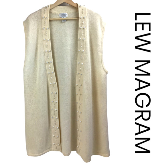 Lew Magram Sweaters Lew Magram Womens Vintage Lambswool Angora